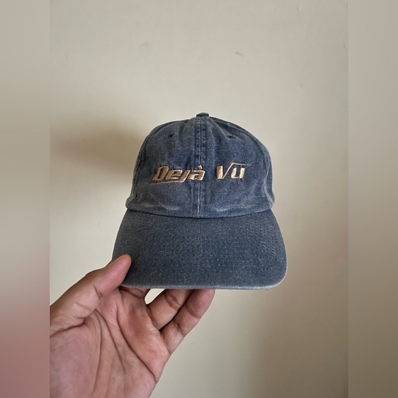Vintage Deja Vu Gentlemen’s Strip Club Denim Adjustable Snapback Cap - Picture 1 of 7